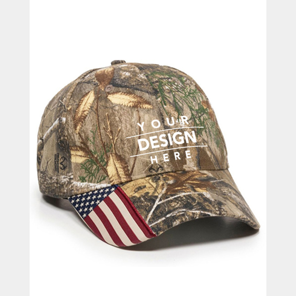Structured W/Camo Flag Visor Insert Thumbnail