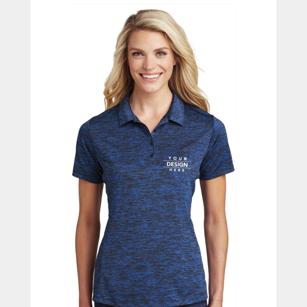 Ladies PosiCharge ® Electric Heather Polo Thumbnail