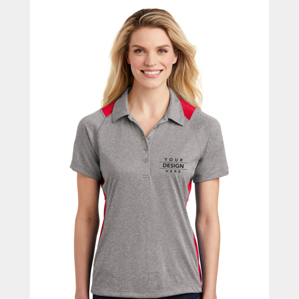 Ladies Heather Colorblock Contender  Polo Thumbnail