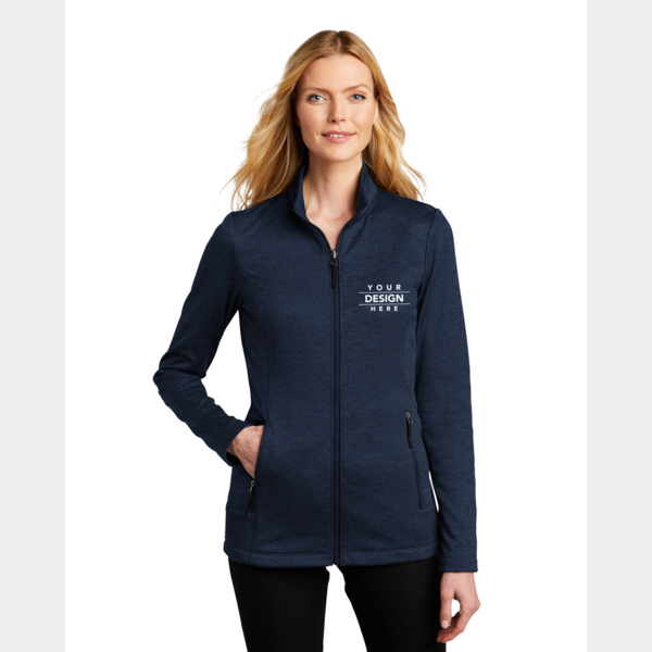 Ladies Collective Striated Fleece Jacket Thumbnail